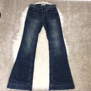 Free People wide leg jeans